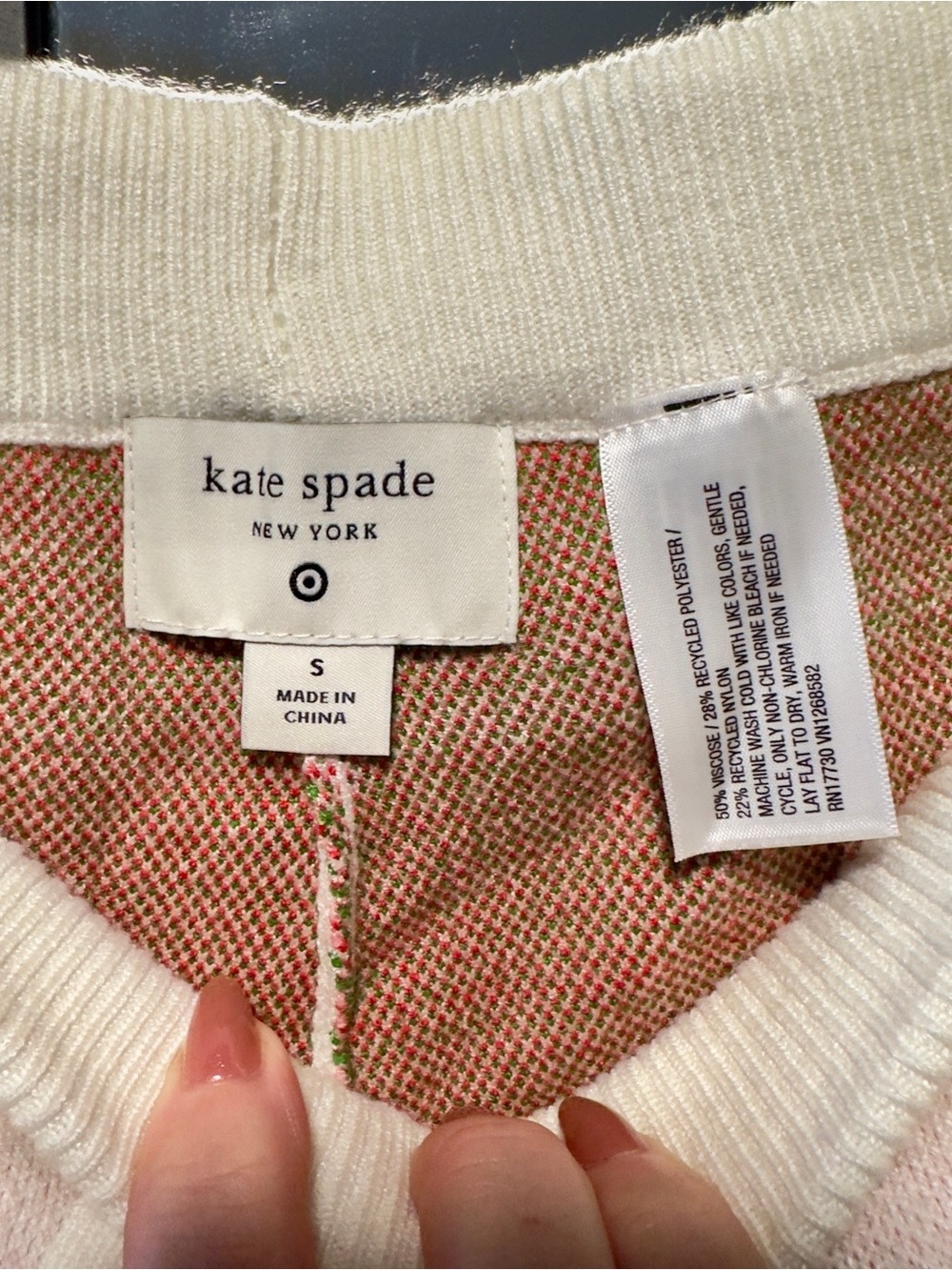 Kate Spade-Embroidered Strawberry Hooded Sweatshirt & Shorts - Picture 7 of 9